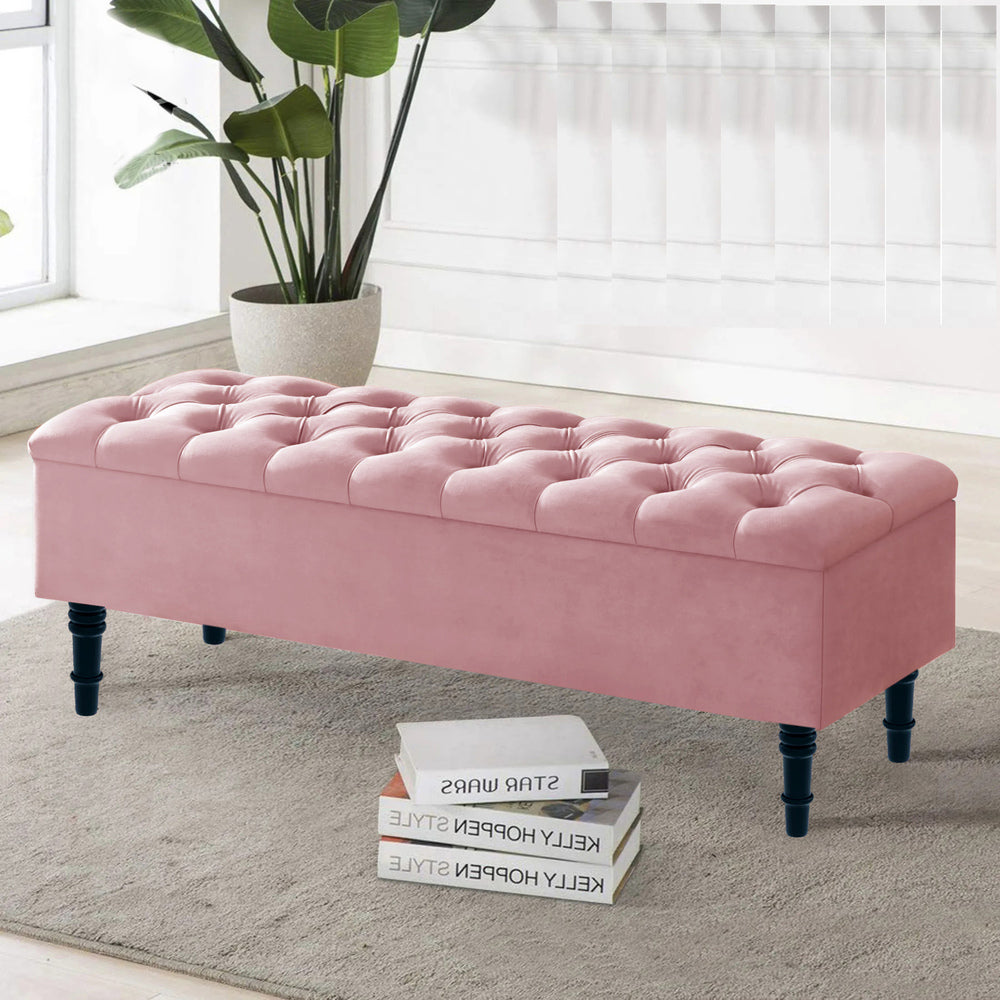 Neon Ottoman Bench with Storage