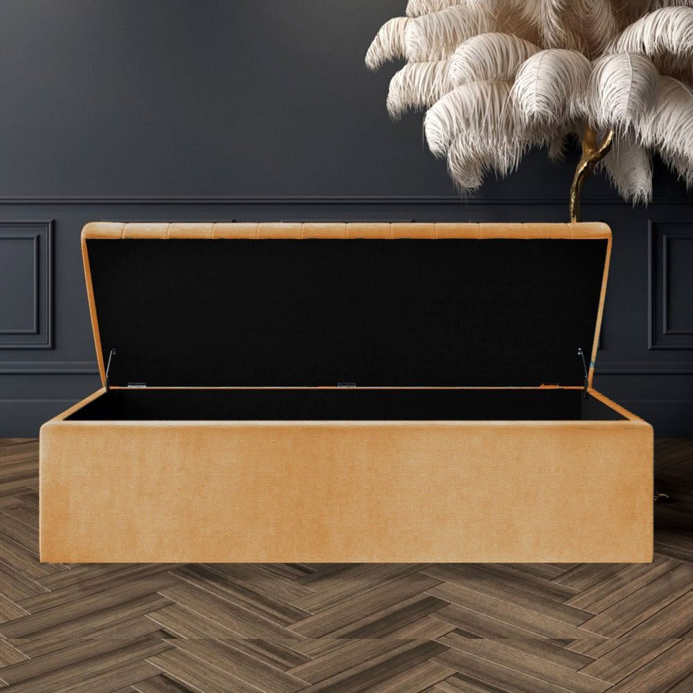 Large Safar Ottoman Box - Naples Velvet