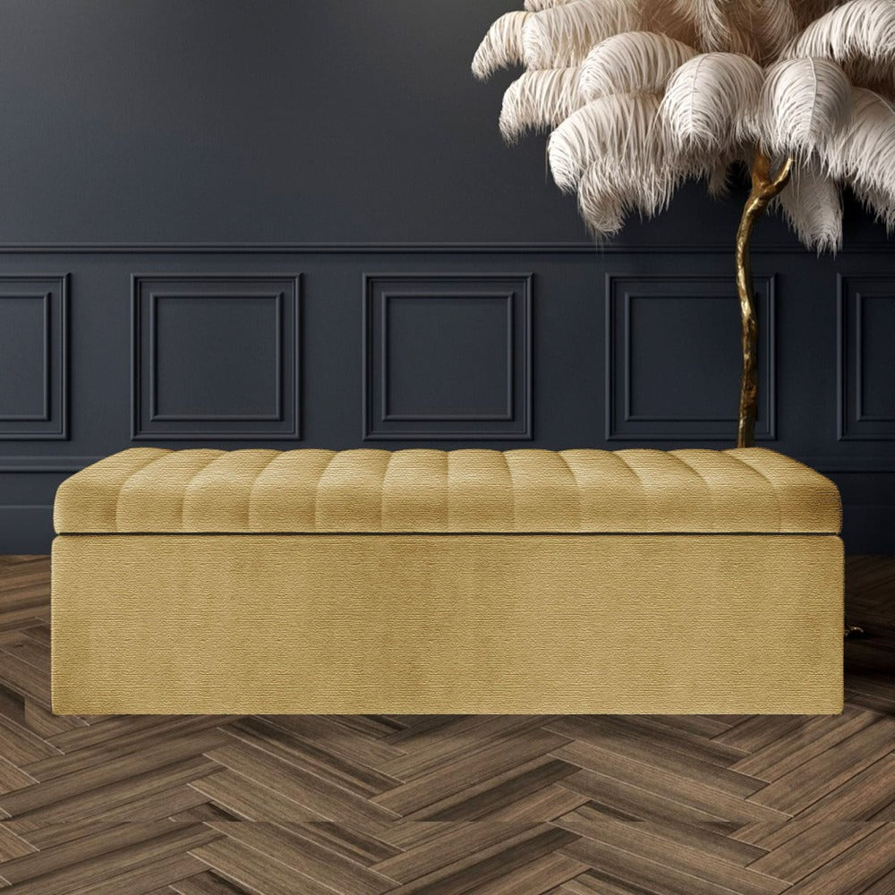 Large Safar Ottoman Box - Naples Velvet