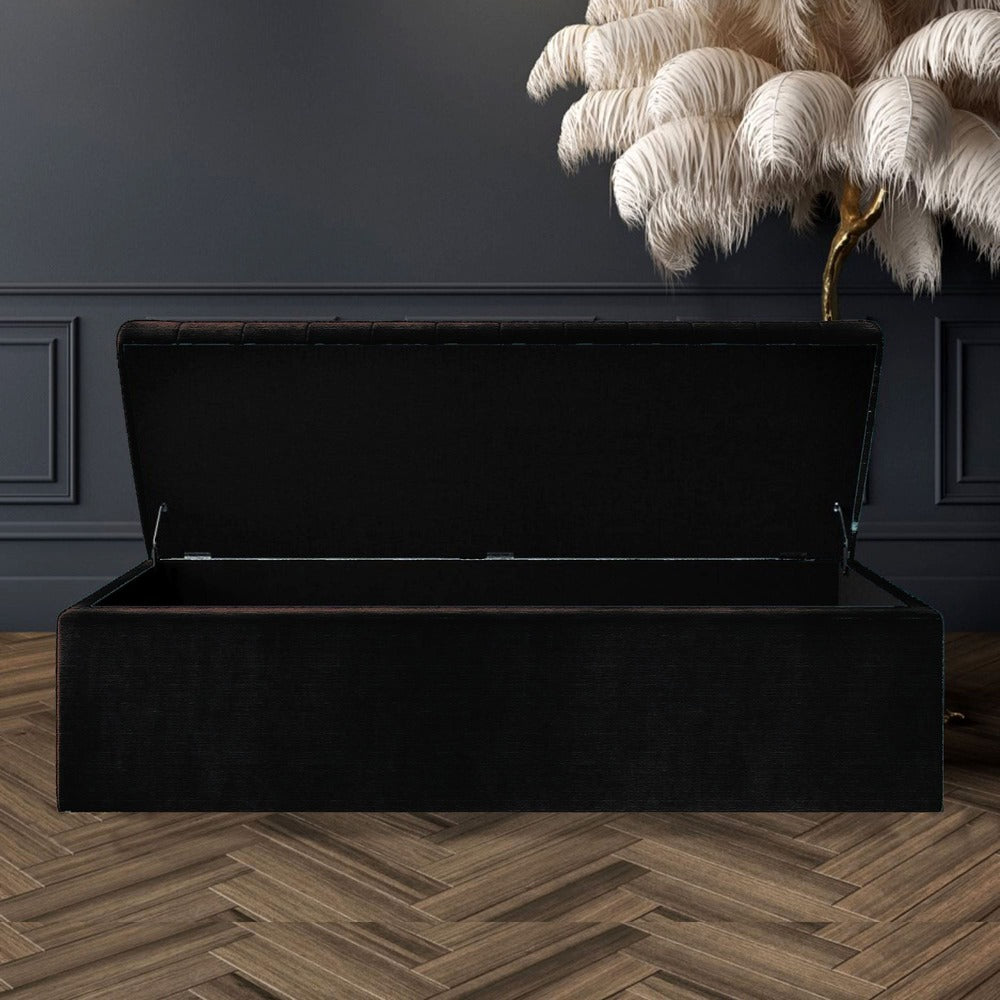 Large Safar Ottoman Box - Naples Velvet