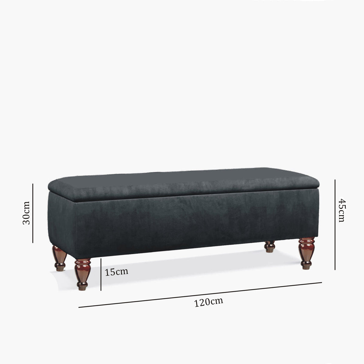 Lisbon Ottoman Storage Bench