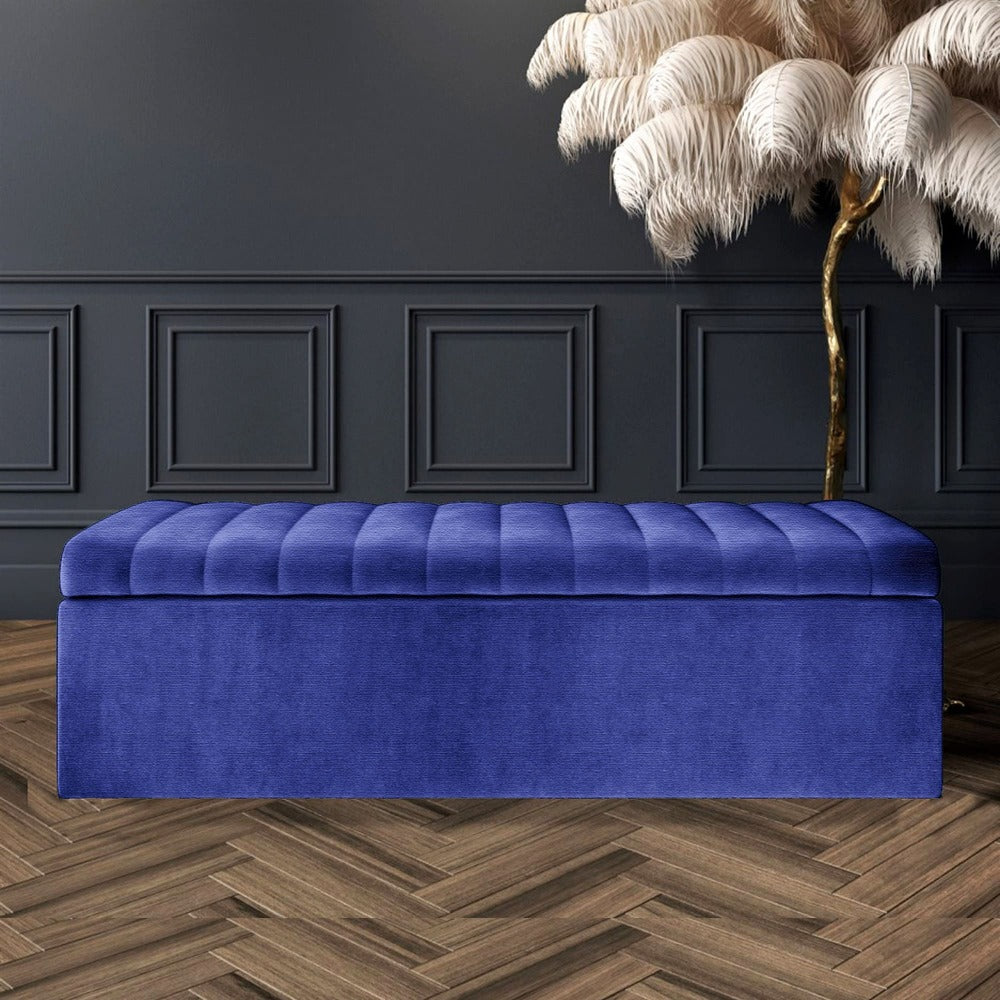 Large Safar Ottoman Box - Naples Velvet