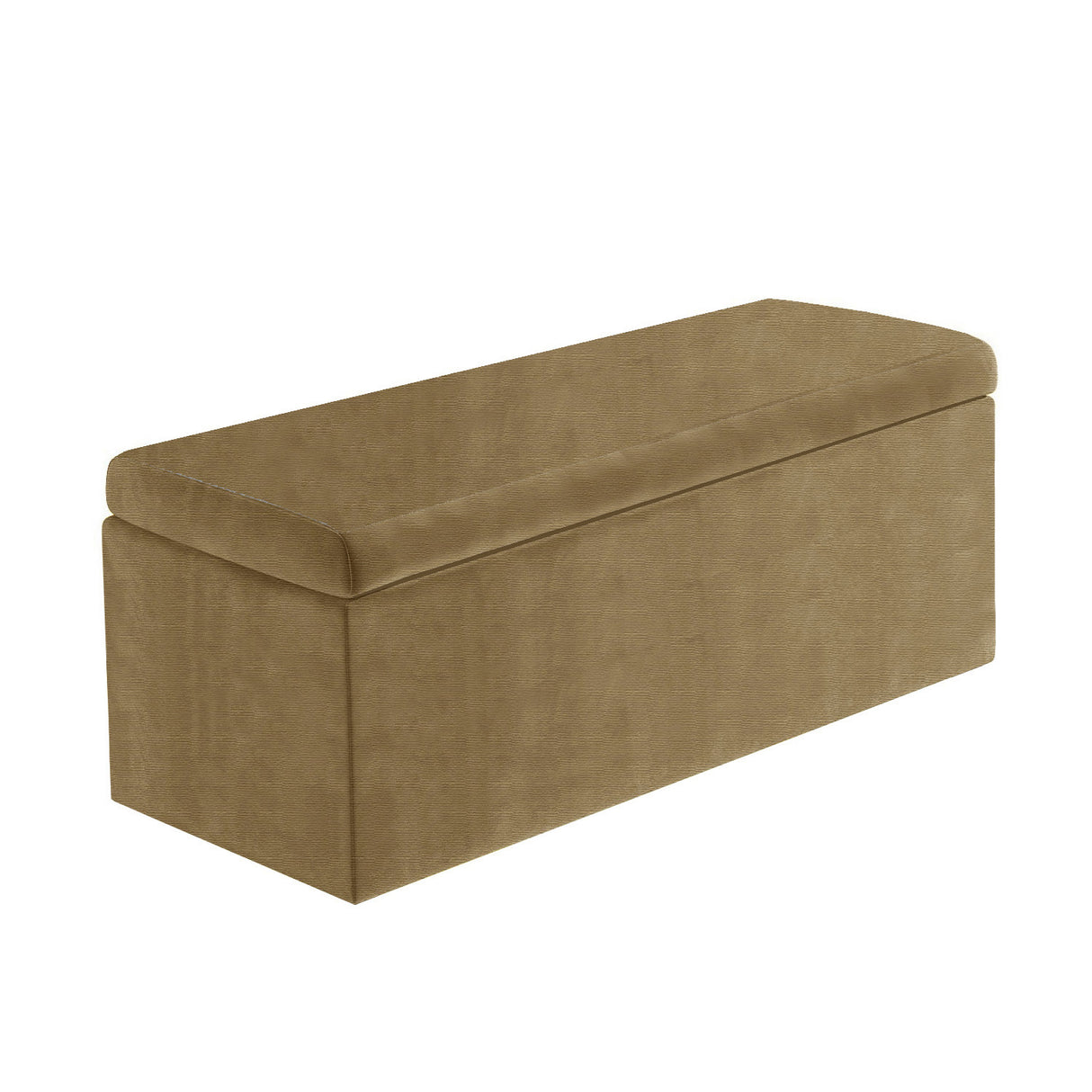 Safar Large Naples Ottoman Storage Box with Plain Lid