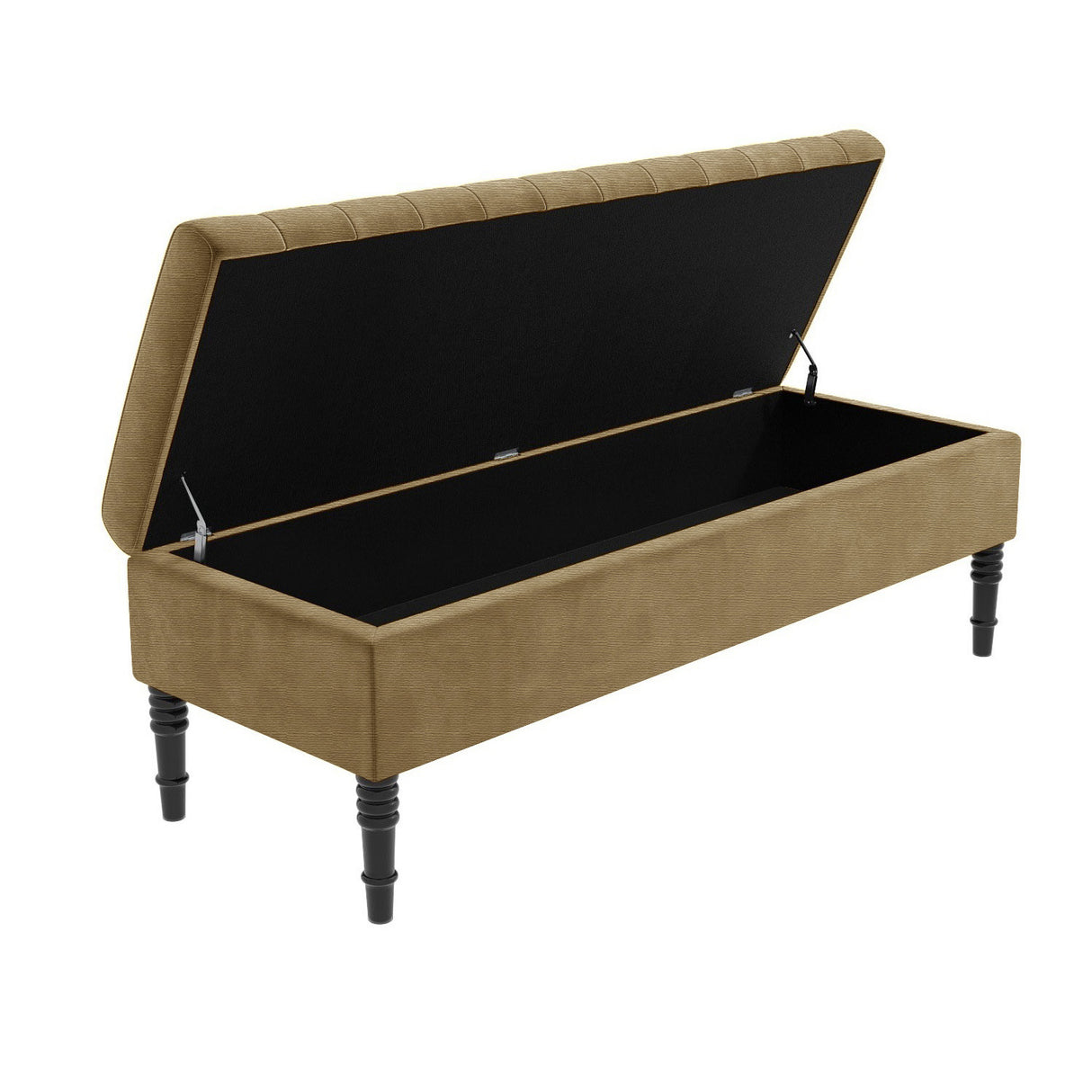 Safar Striped Naples Storage Bench with Legs