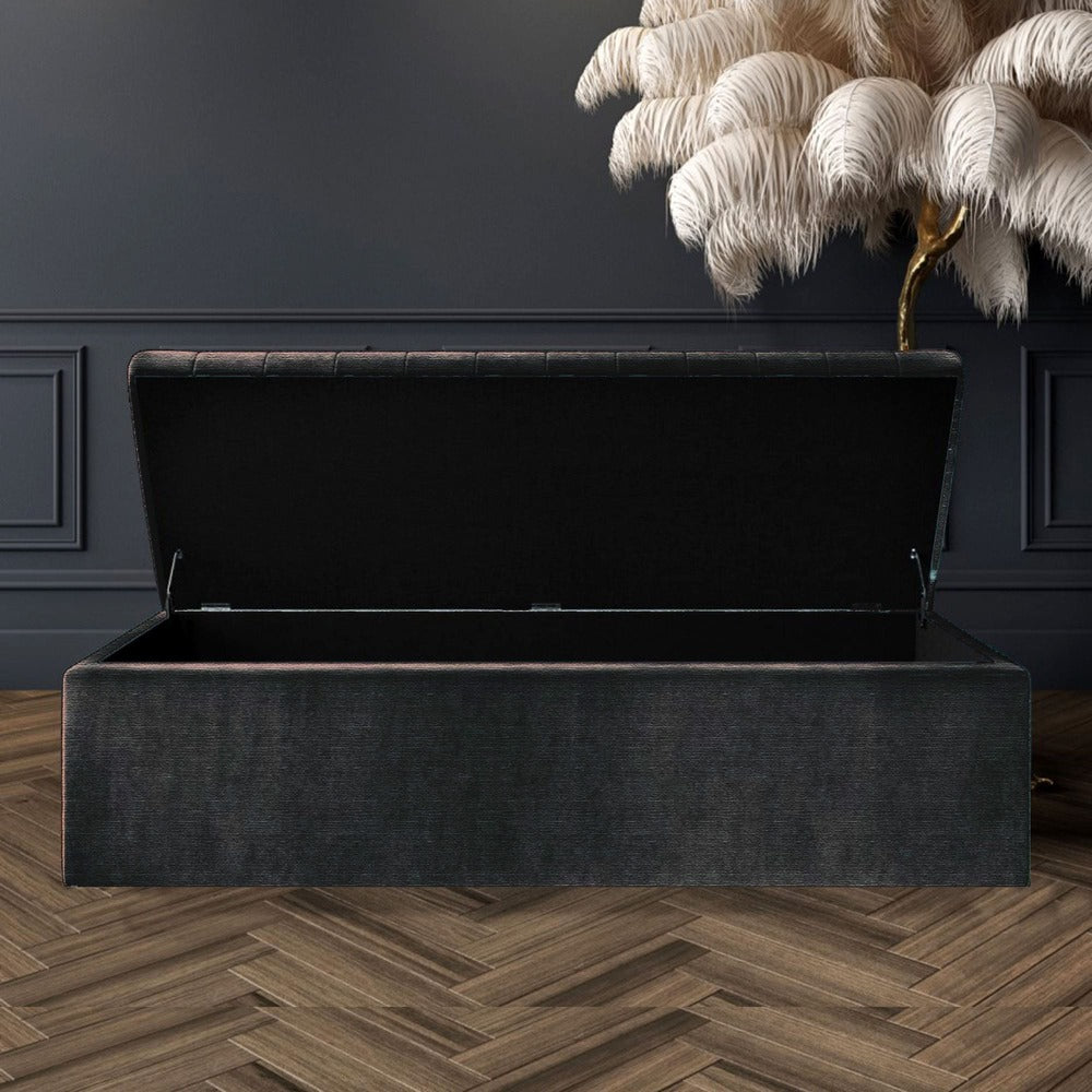 Large Safar Ottoman Box - Naples Velvet