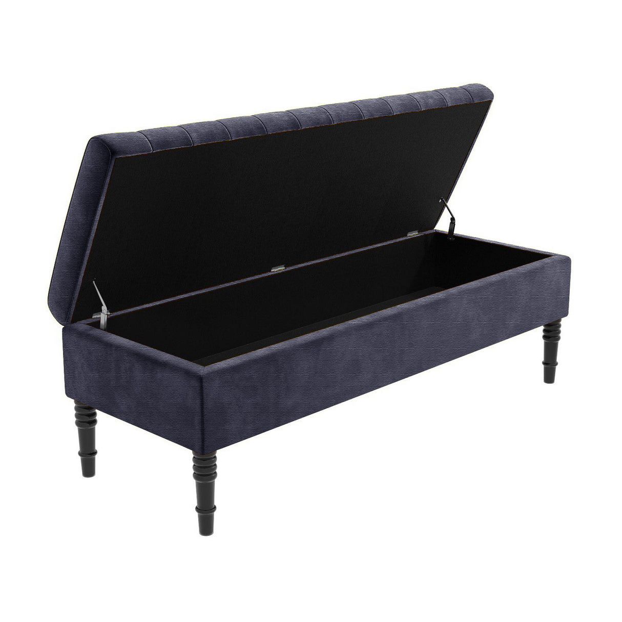 Safar Striped Naples Storage Bench with Legs