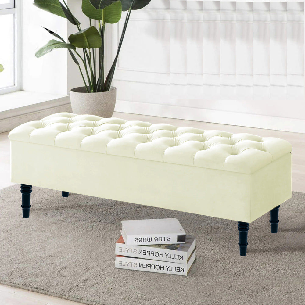Neon Ottoman Bench with Storage