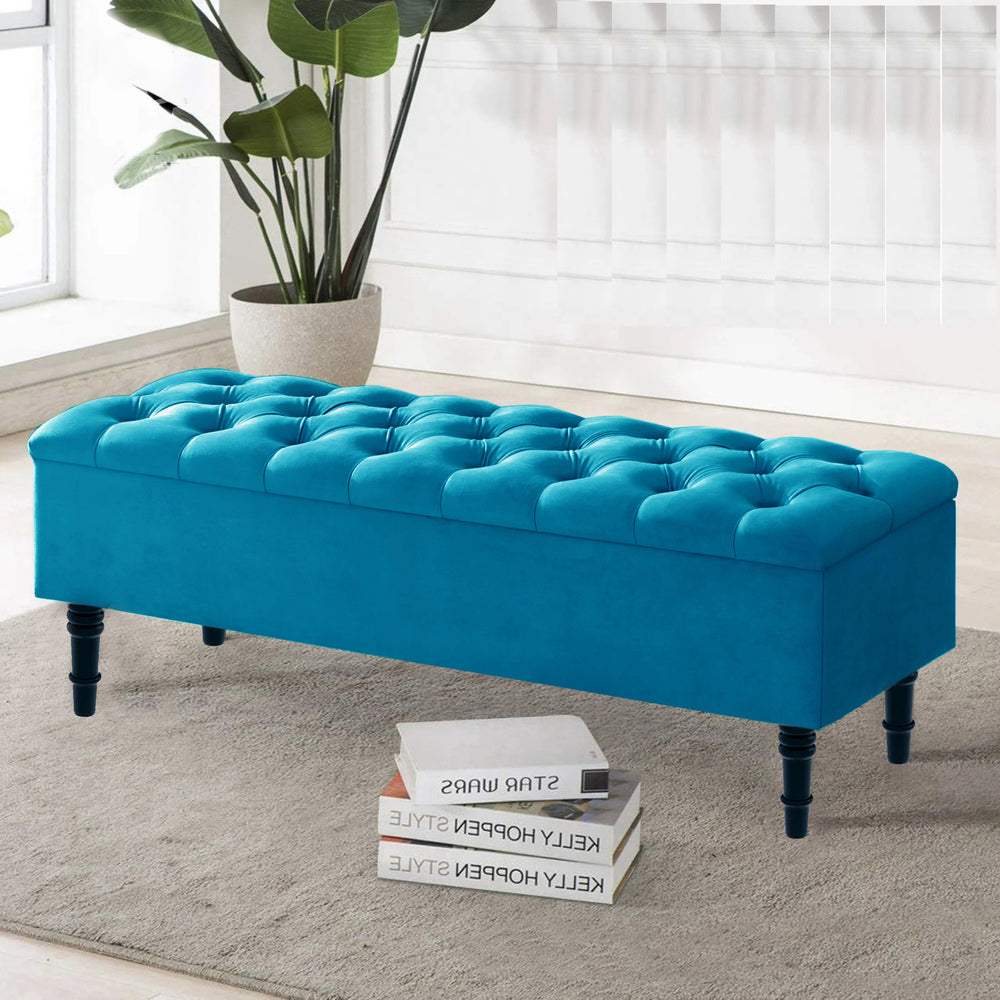Neon Ottoman Bench with Storage