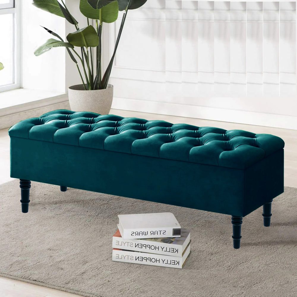 Neon Ottoman Bench with Storage