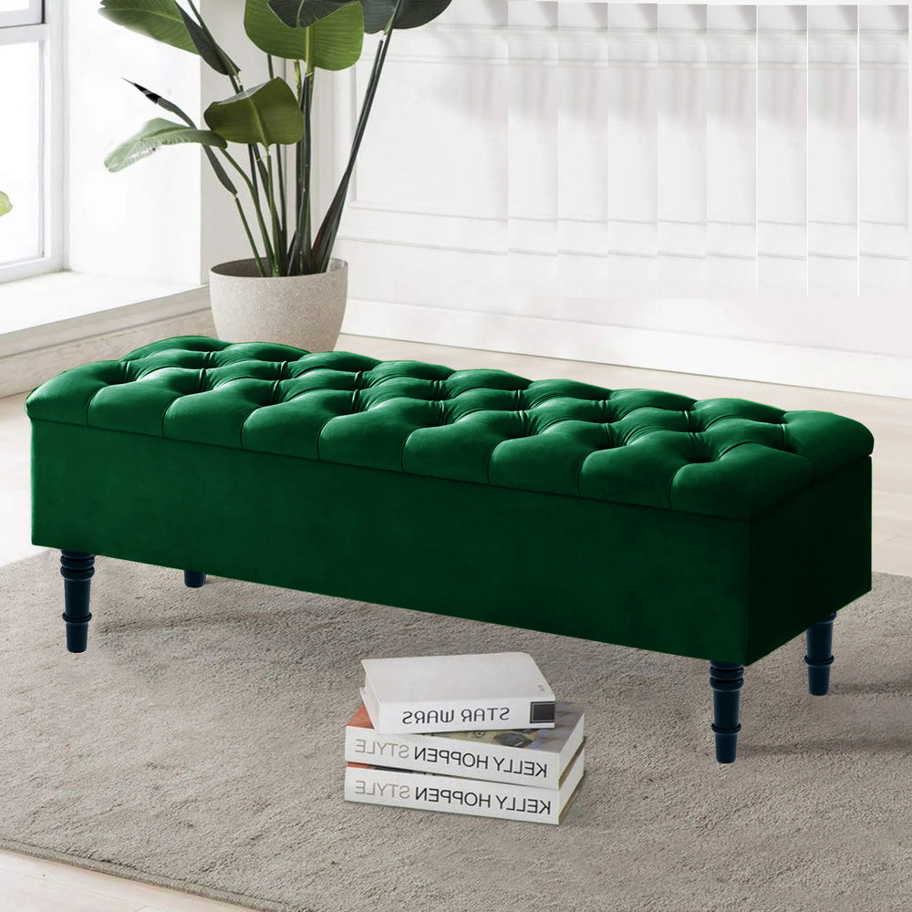 Neon Ottoman Bench with Storage