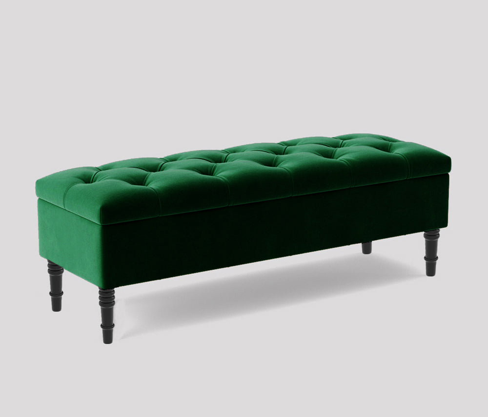 Alyana Chesterfield Bench with Storage