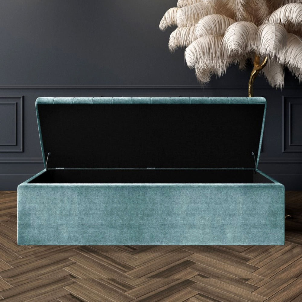 Large Safar Ottoman Box - Naples Velvet