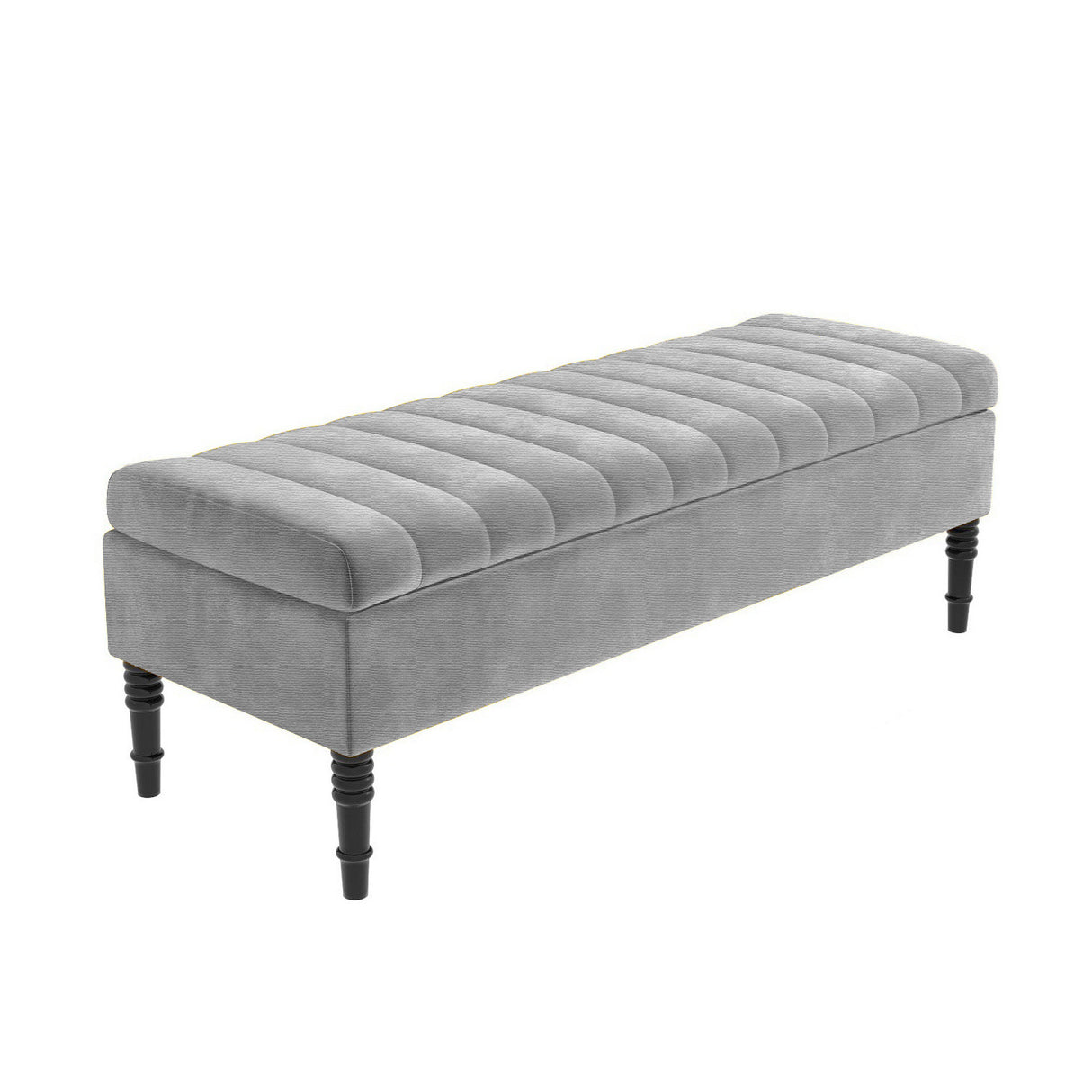 Safar Striped Naples Storage Bench with Legs