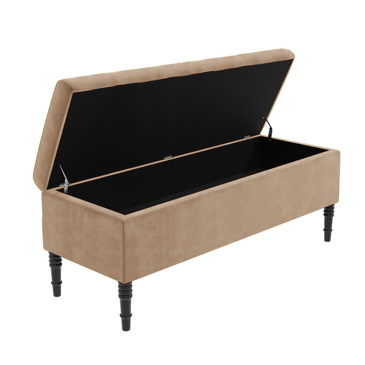 Paris Plain Naples Ottoman Storage Bench