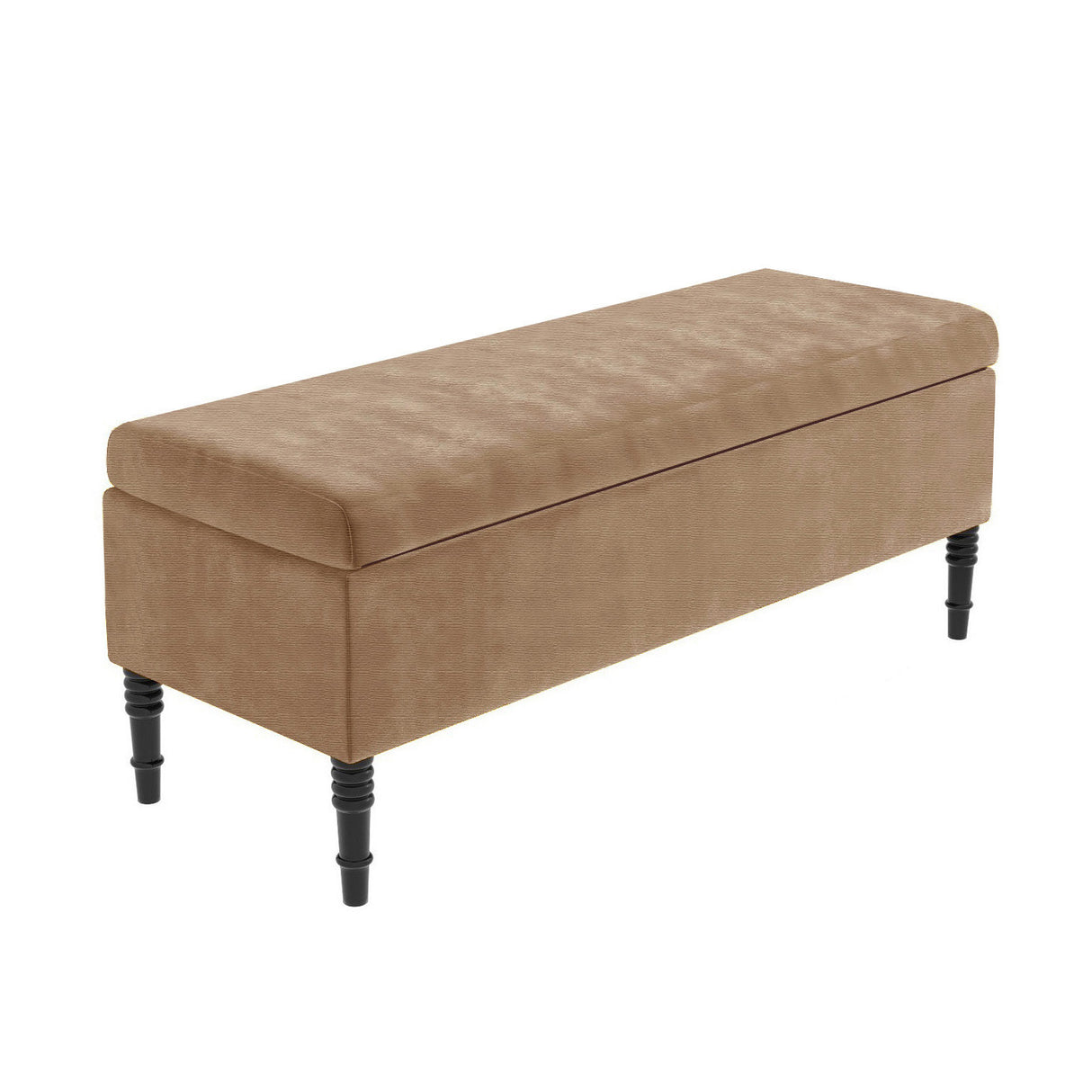 Paris Plain Naples Ottoman Storage Bench