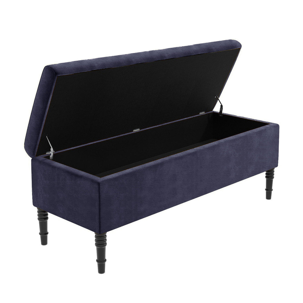 Paris Plain Naples Ottoman Storage Bench
