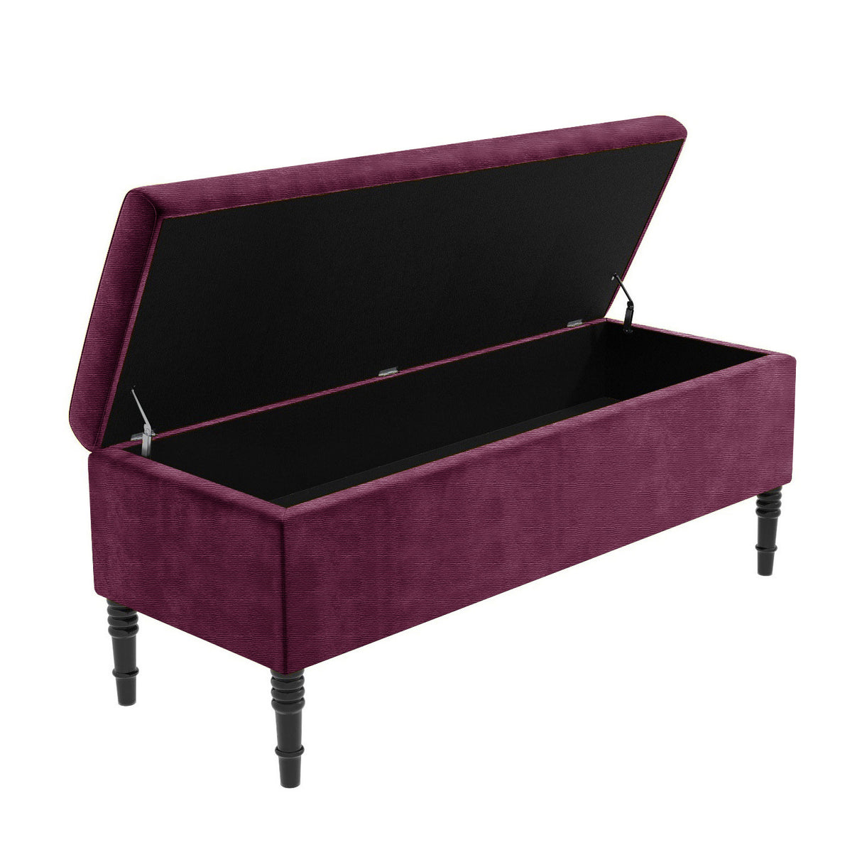 Paris Plain Naples Ottoman Storage Bench