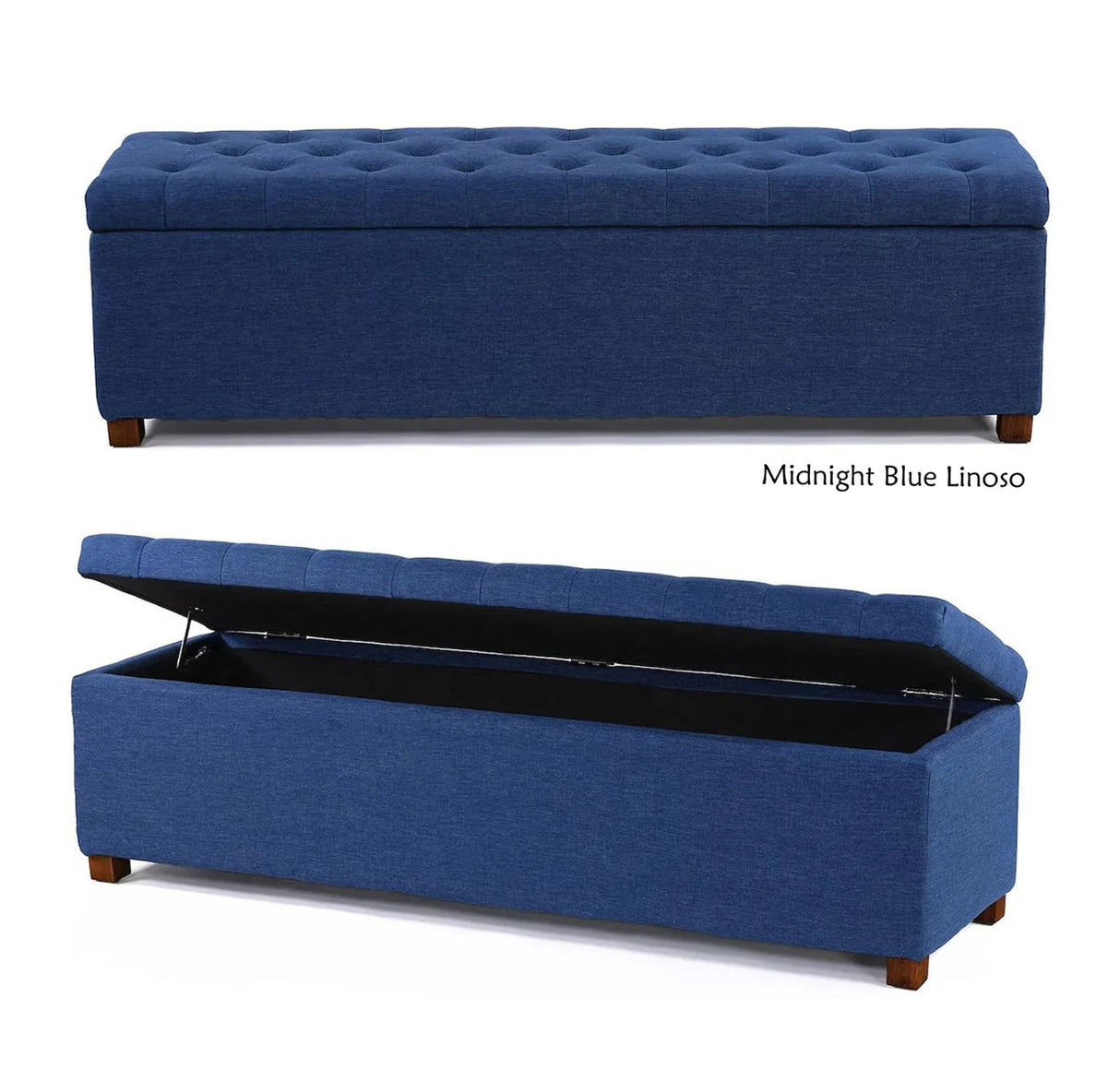 Linoso Ottoman Storage Box with Legs