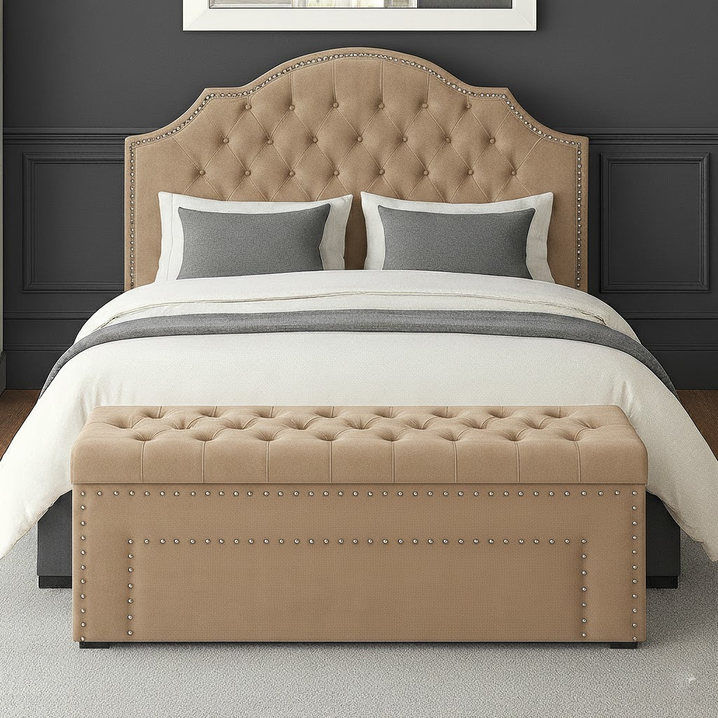 Duke Chesterfield Upholstered Blanket Box