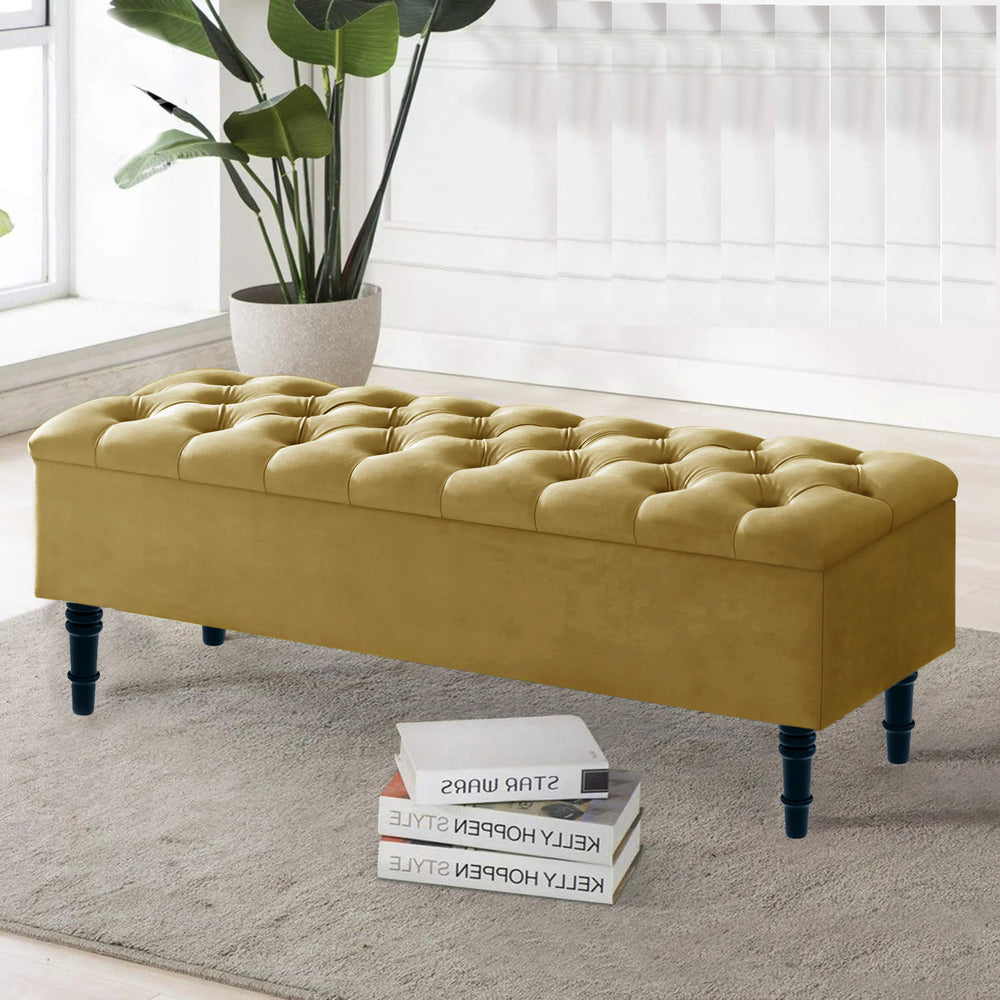 Neon Ottoman Bench with Storage