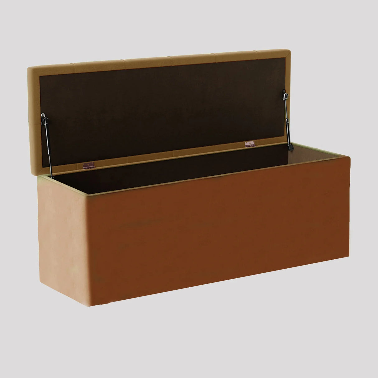 Luna Chesterfield Velvet Storage Ottoman