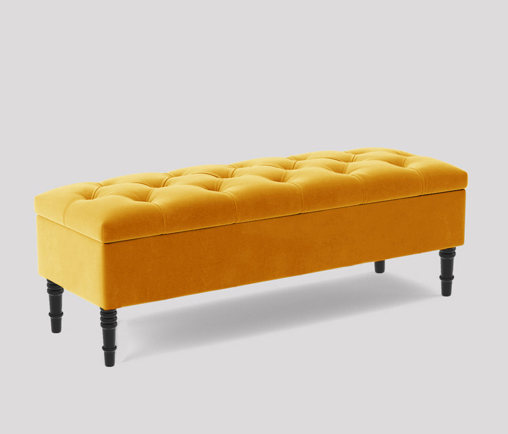 Alyana Chesterfield Bench with Storage