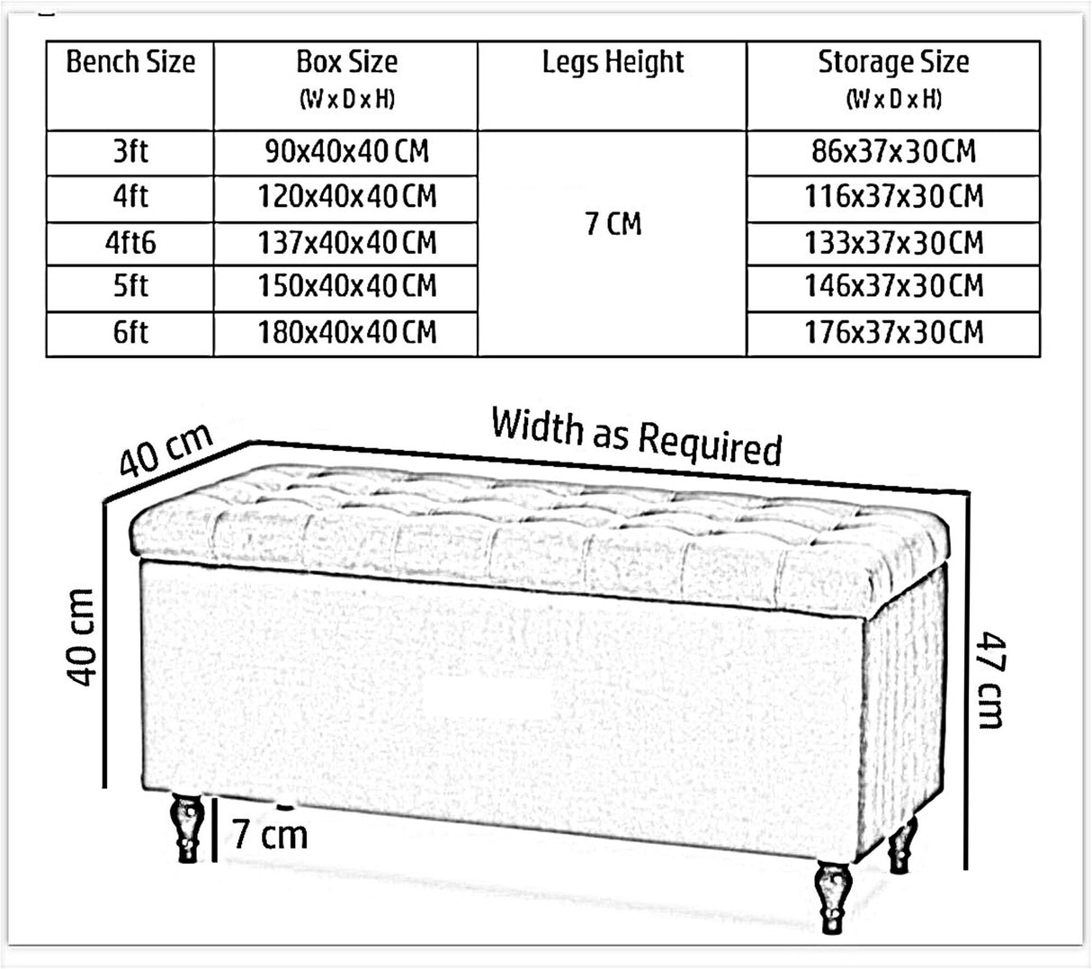 Roy Cubed Ottoman Storage Box