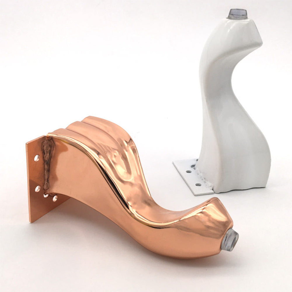 4 x Queen Anne Metal Legs, Replacement Furniture Feet