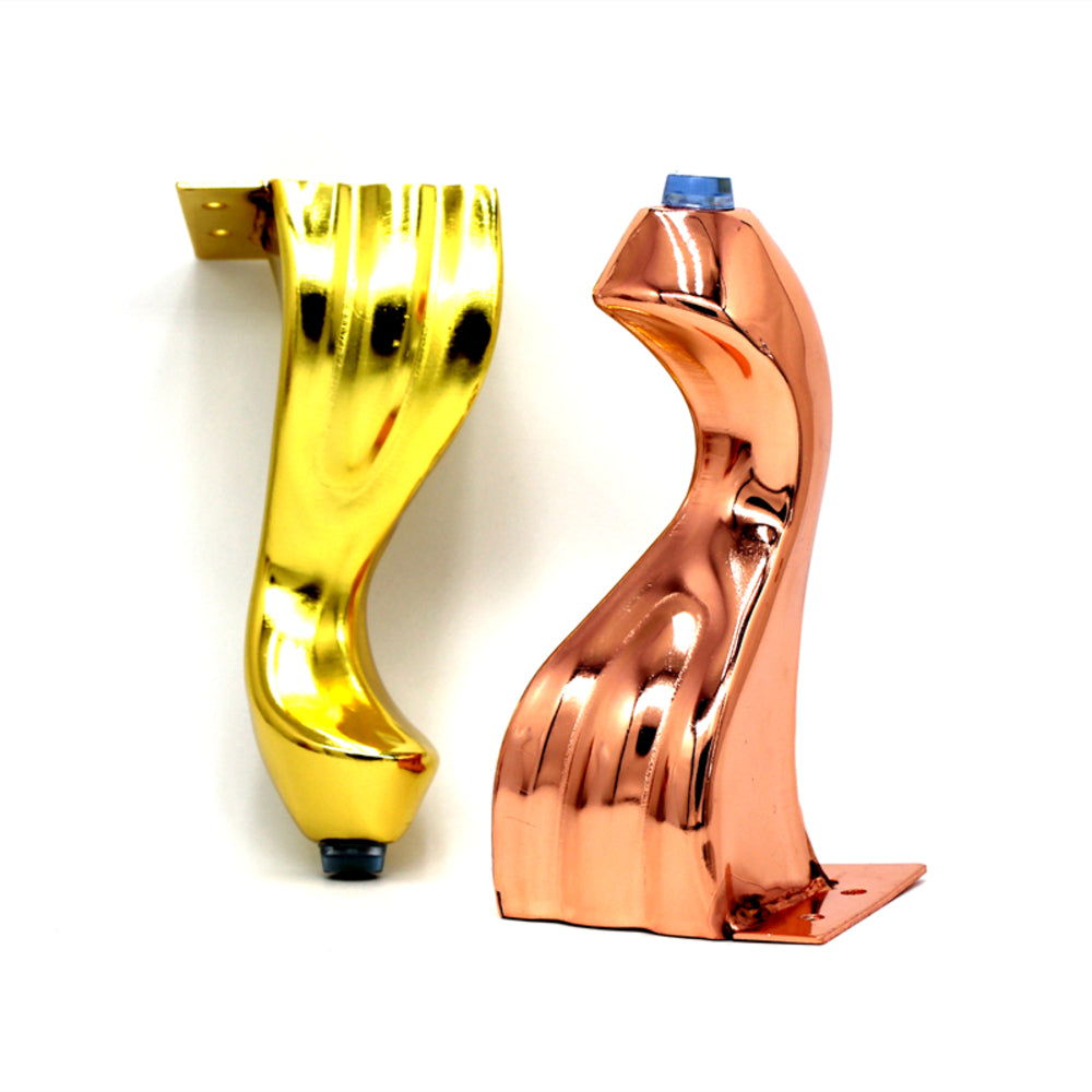 4 x Queen Anne Metal Legs, Replacement Furniture Feet