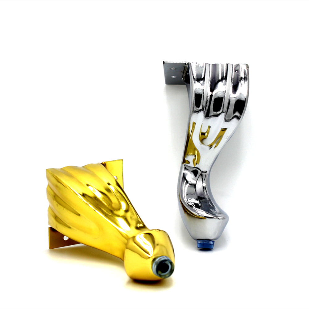 4 x Queen Anne Metal Legs, Replacement Furniture Feet