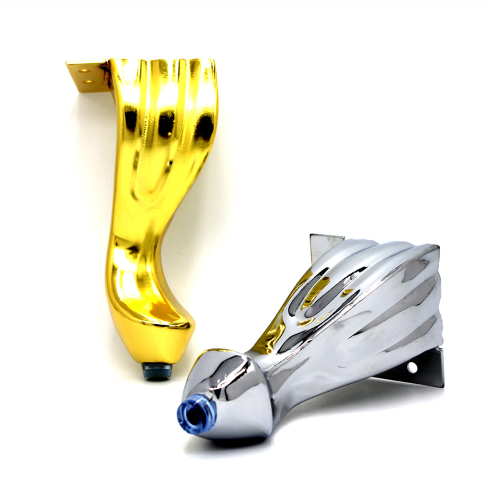 4 x Queen Anne Metal Legs, Replacement Furniture Feet