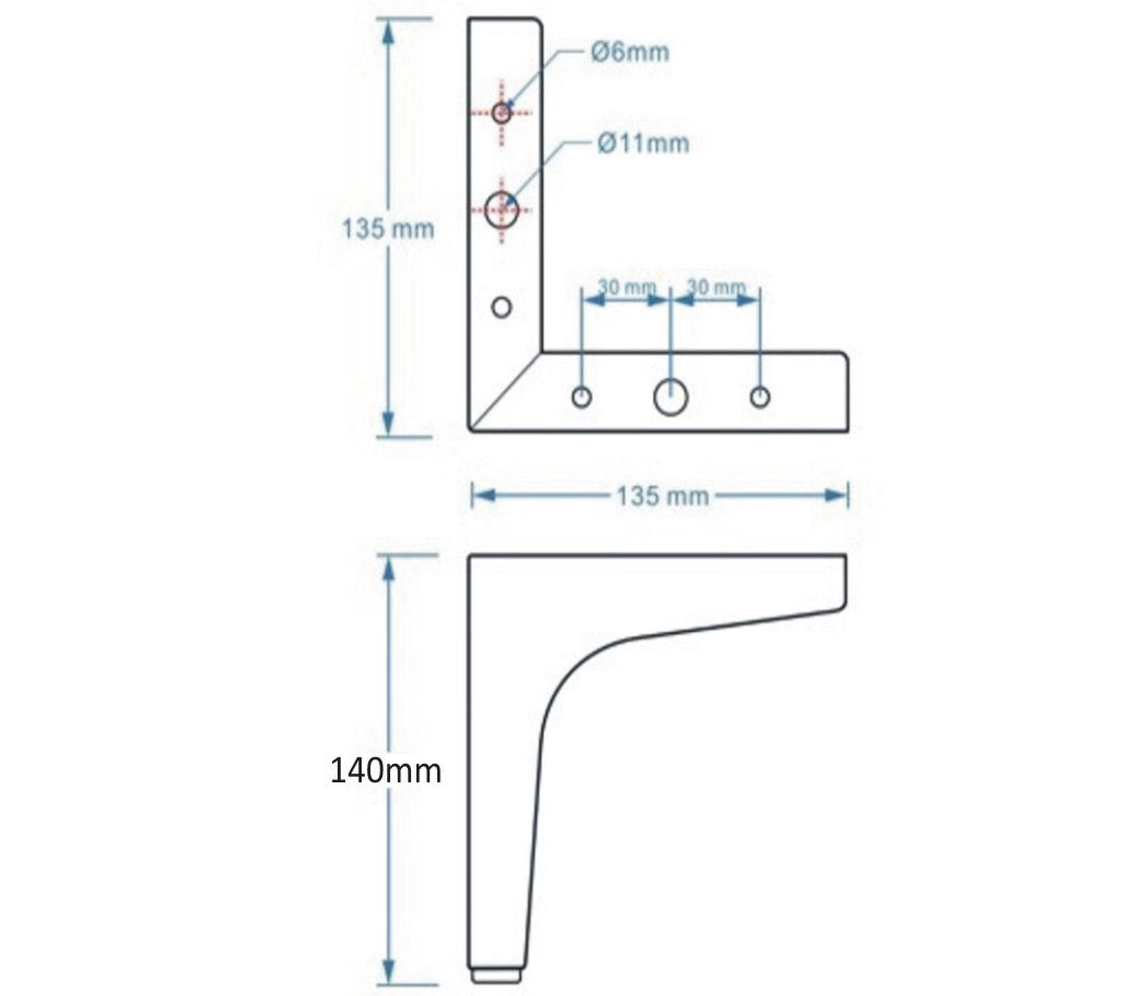 4 x Triangle Legs, Metal Corner Legs for Sofa, Replacement Furniture Feet