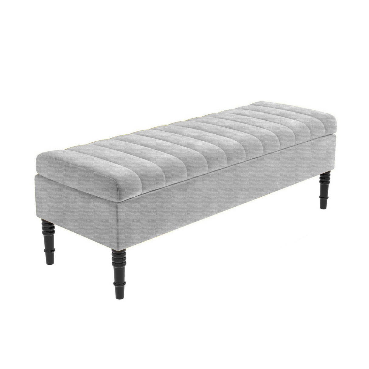 Safar Striped Naples Storage Bench with Legs