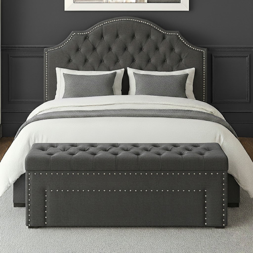 Duke Chesterfield Upholstered Blanket Box