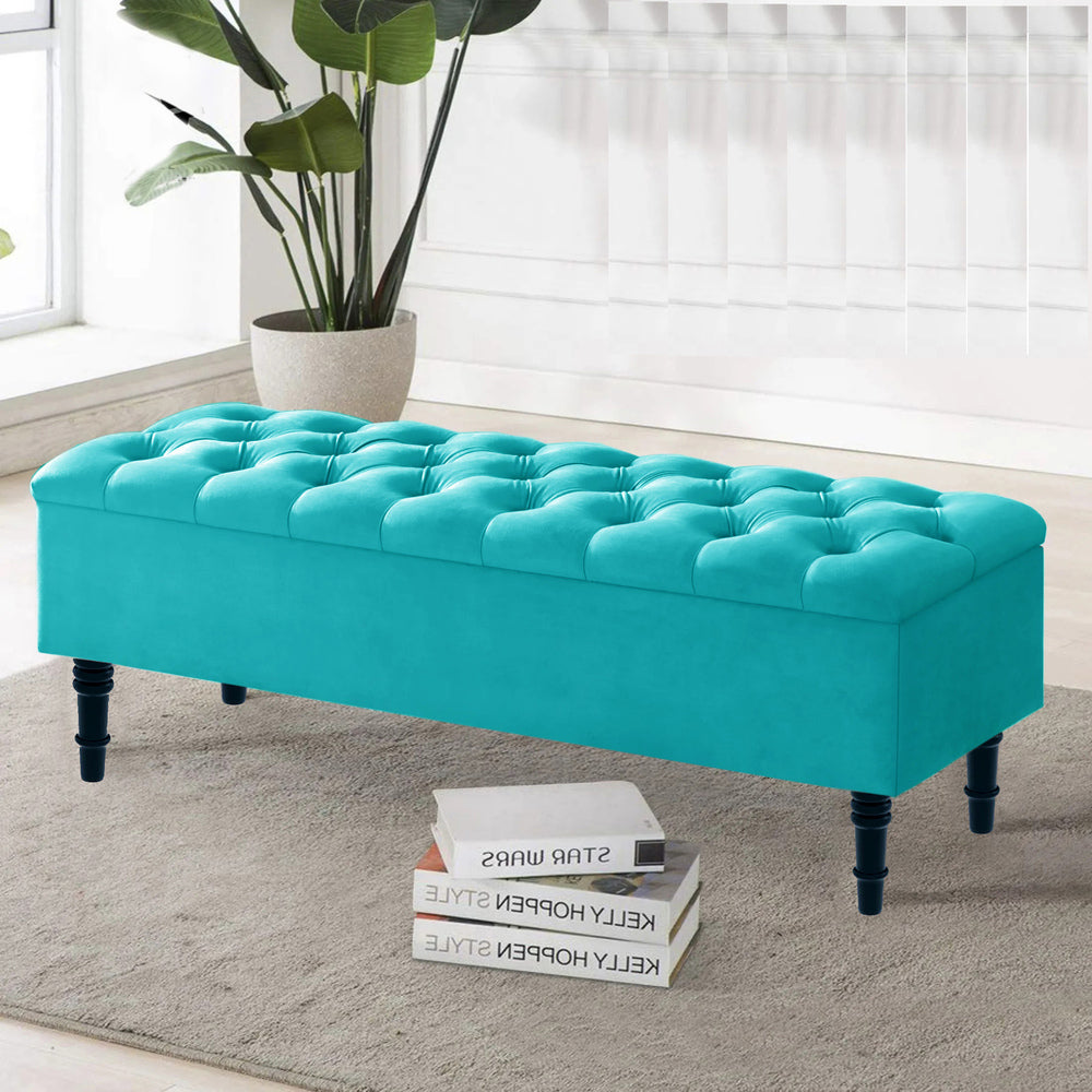 Neon Ottoman Bench with Storage