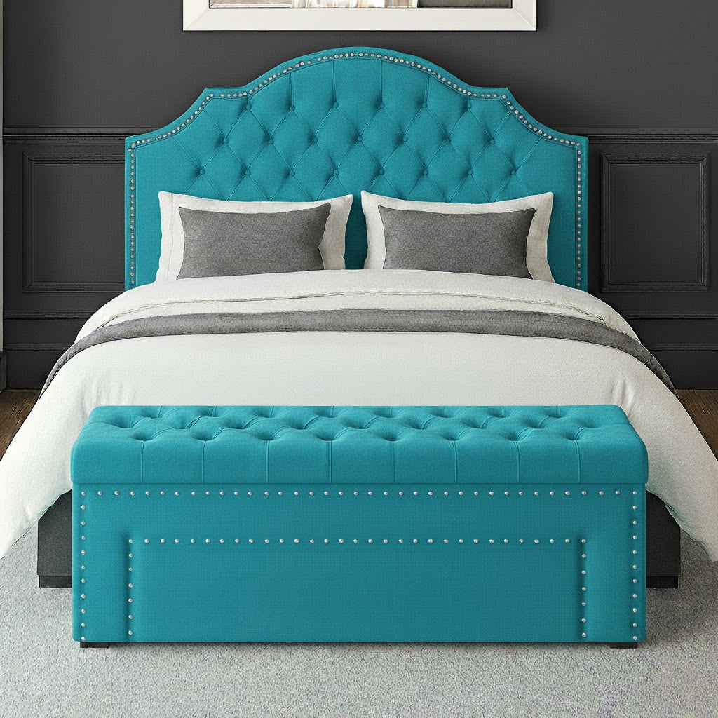 Duke Chesterfield Upholstered Blanket Box