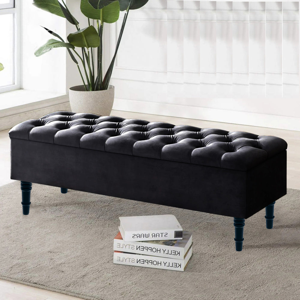 Neon Ottoman Bench with Storage