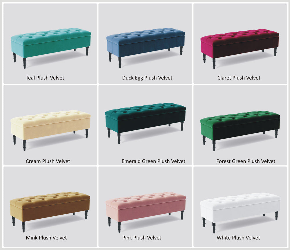 Alyana Chesterfield Bench with Storage