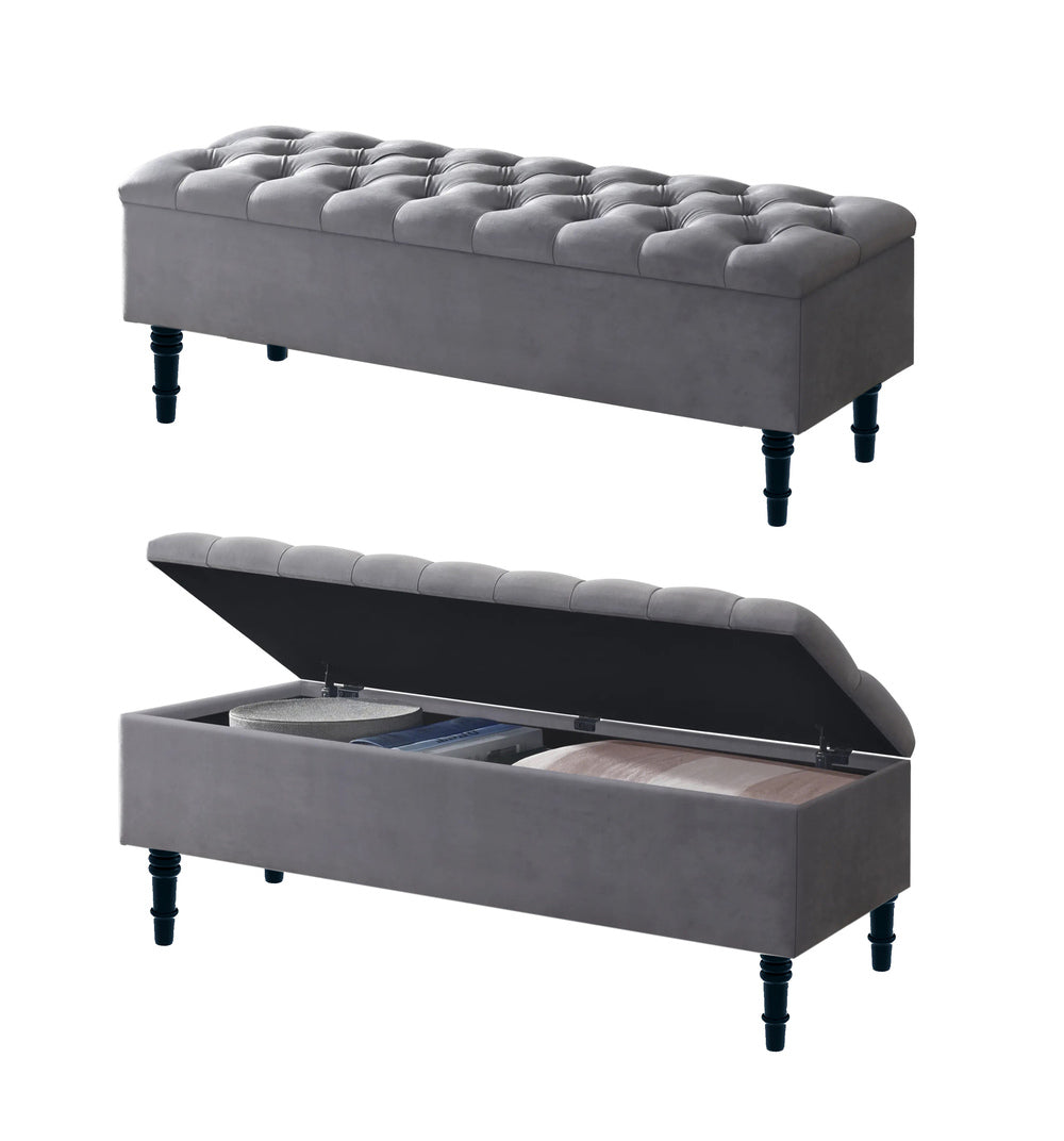 Neon Ottoman Bench with Storage