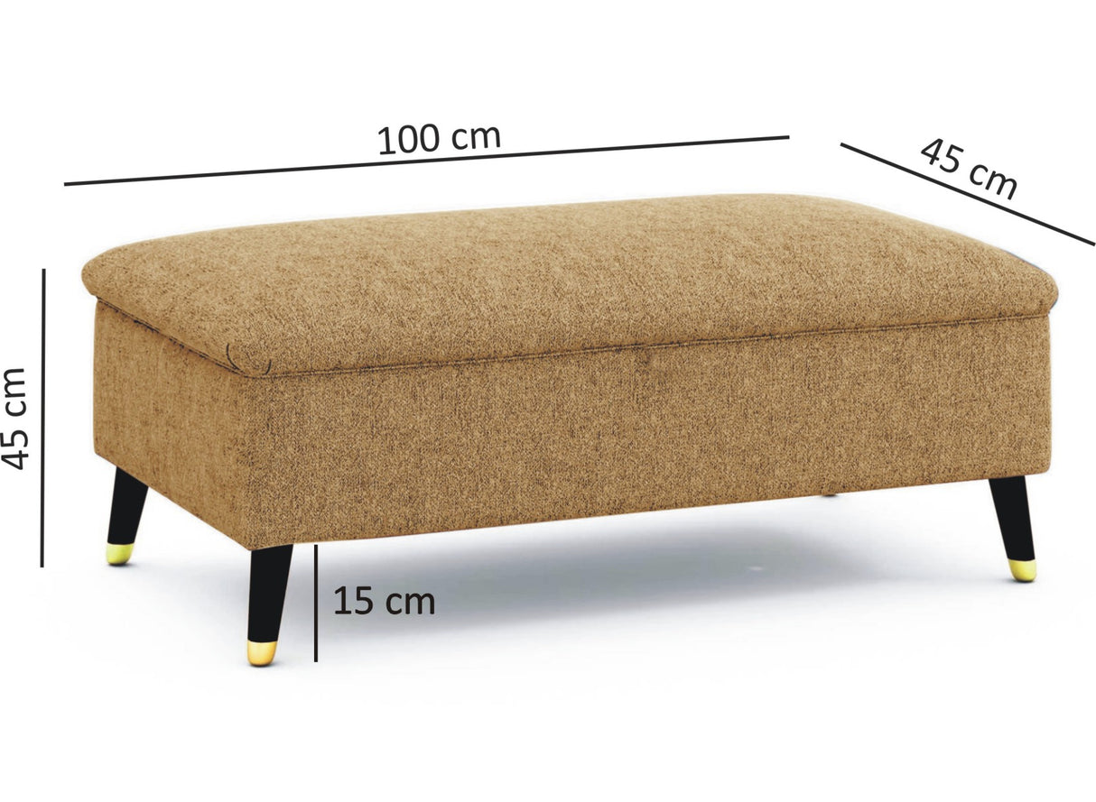 Nordic Ottoman Bench