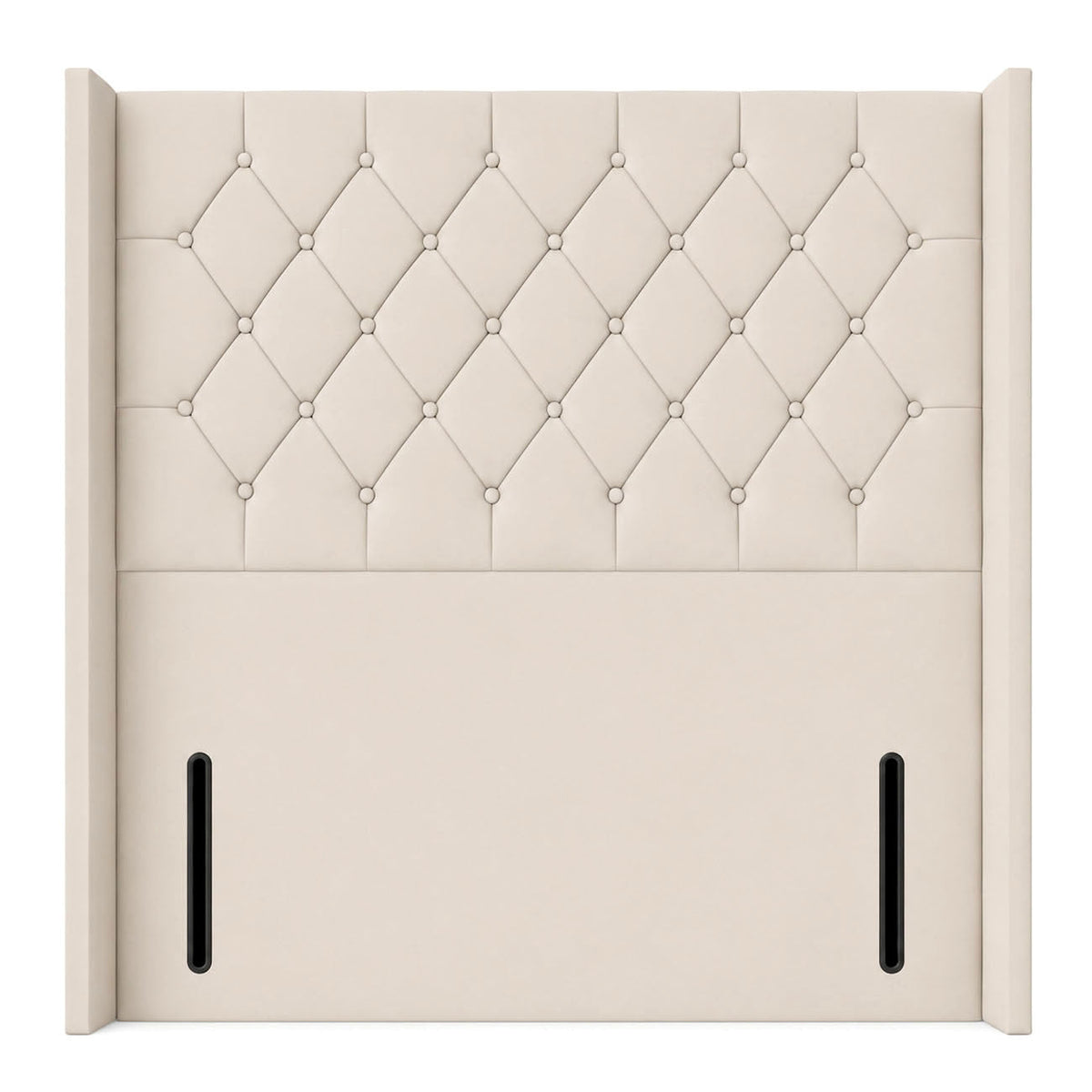 Amelia Winged Chesterfield Floor Standing Headboard