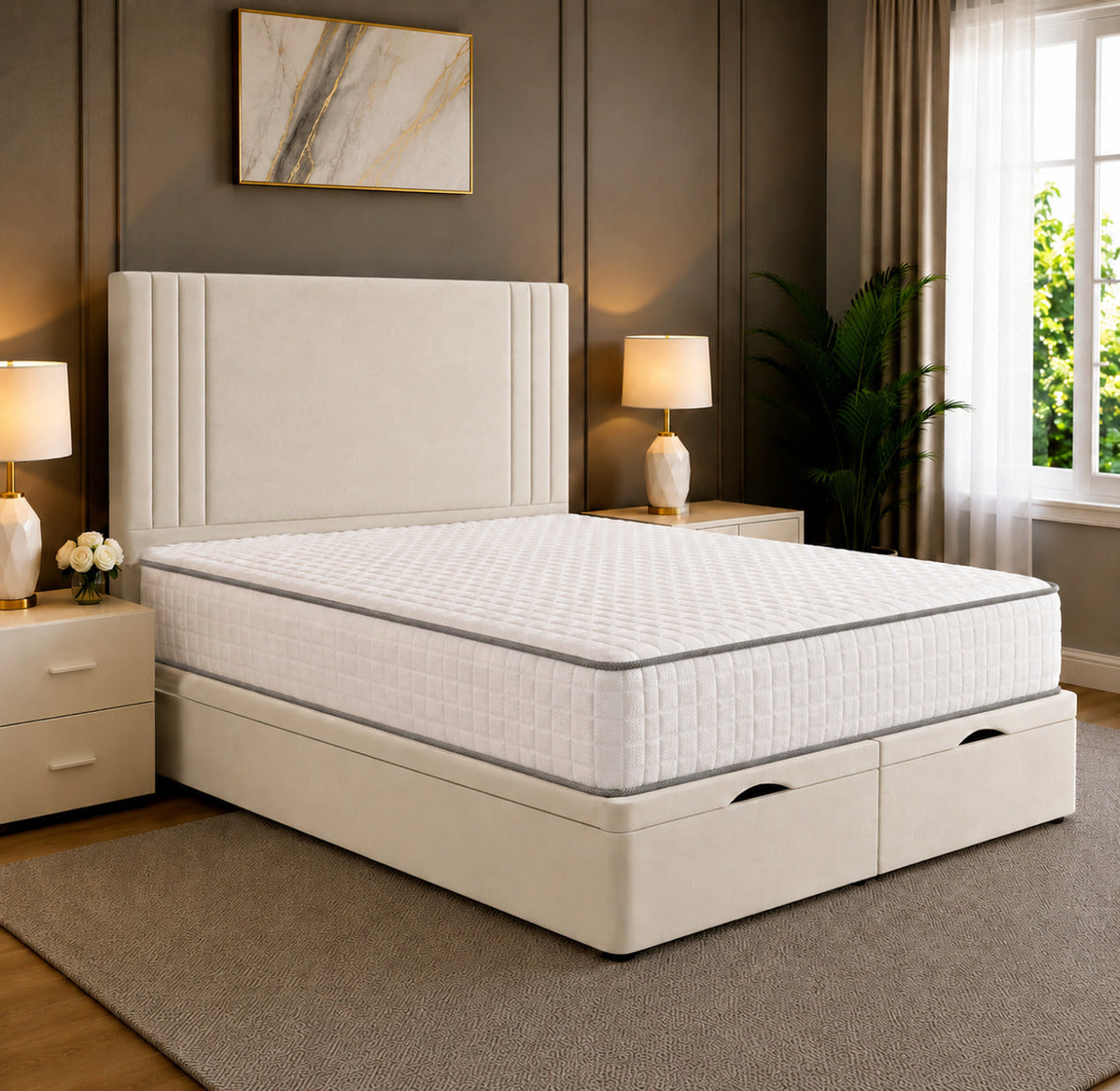 Grace Divan Storage Ottoman Bed Frame