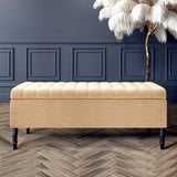 Paris Deep Storage Ottoman Bench in Naples