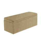 Safar Large Naples Ottoman Storage Box with Plain Lid