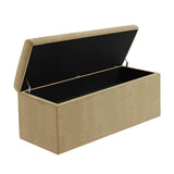 Safar Large Naples Ottoman Storage Box with Plain Lid