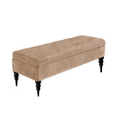 Sierra Plain Naples Upholstered Bench with Legs