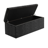 Safar Large Naples Ottoman Storage Box with Plain Lid