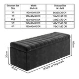 Large Safar Naples Storage Ottoman Box