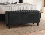 Safari Lined Upholstered Ottoman with Legs
