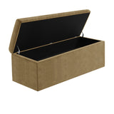 Safar Large Naples Ottoman Storage Box with Plain Lid
